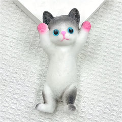 Cute Cat Squeeze Toy with Soft Fur in 4 Colors