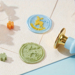 Elk Image Wax Seal Stamp & Handle for Thanksgiving Card
