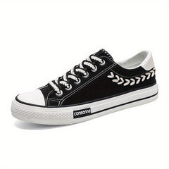 Men's Low Top Canvas Skate Shoes Outdoor Walking Sneakers