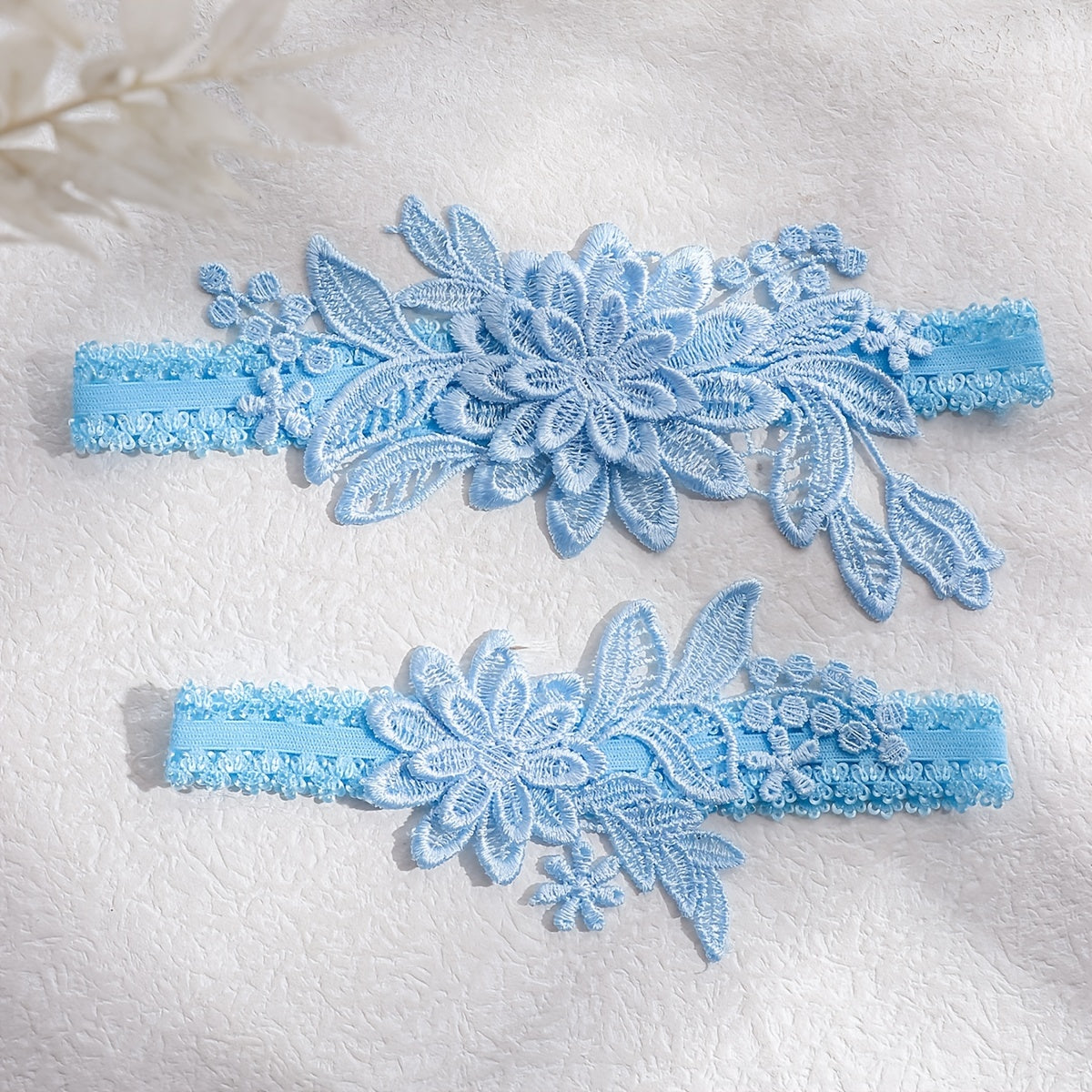 Bridal Garter Belt Elastic Non-slip Leg Ring Set