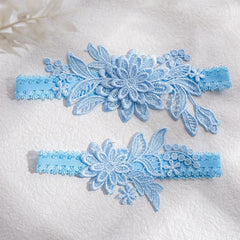 Bridal Garter Belt Elastic Non-slip Leg Ring Set