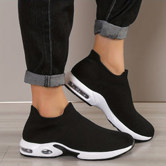 Women's Running Shoes Slip On Air Cushion Breathable Dance Shoes