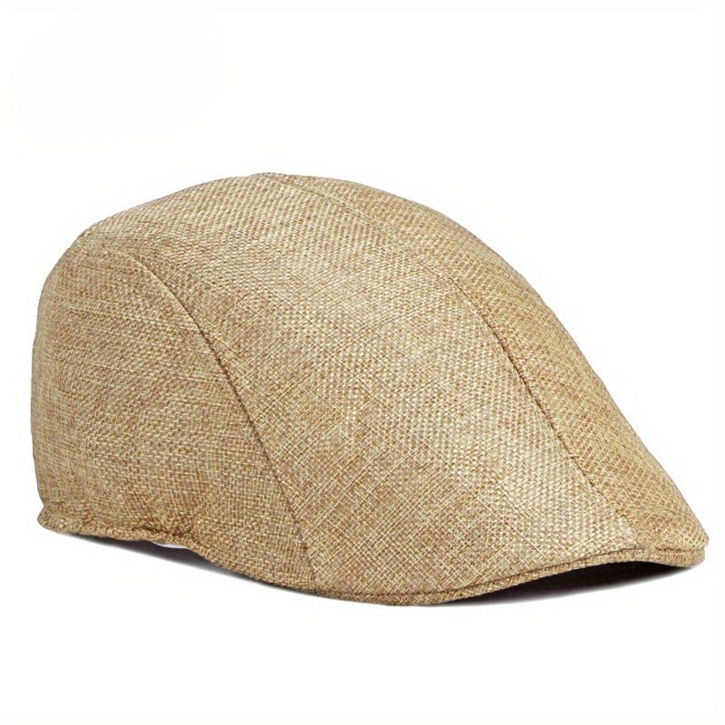 Men's Summer Peaked Beret Retro Newsboy Hat