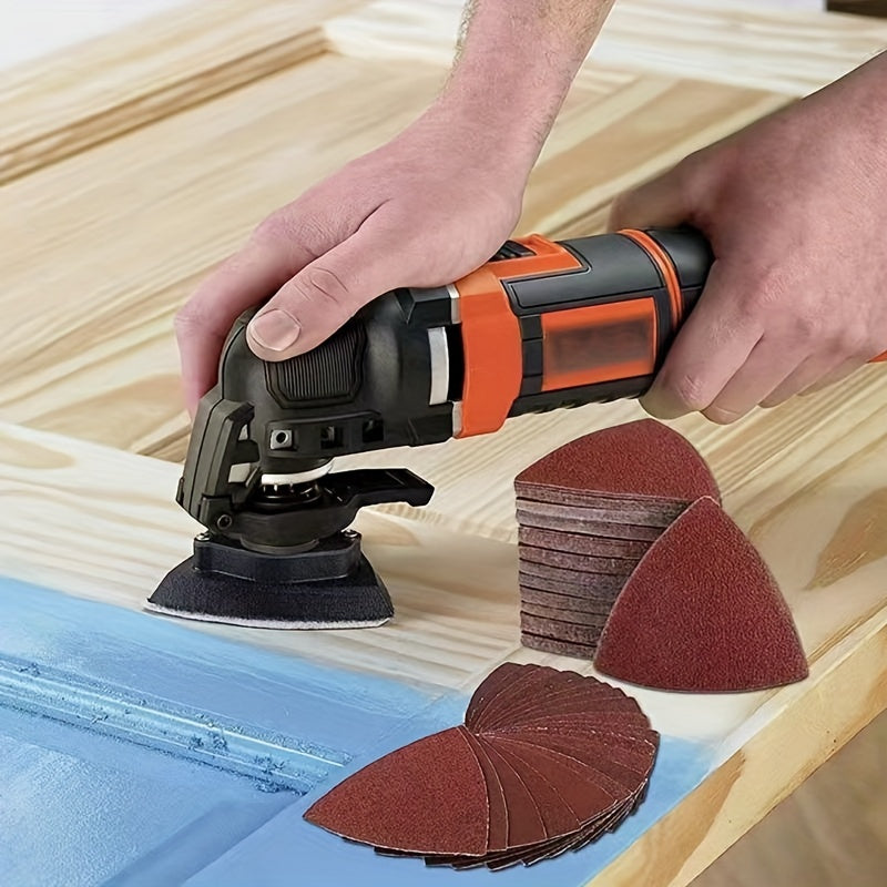 78pcs Oscillating Tool Detail Sanding Pads Kit Woodworking Accessories