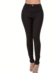 Skinny Denim Pants High Waist Zipper Jeans Women's Clothing