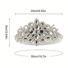 1920s Rhinestone Head Jewelry Hair Accessory Prom Party