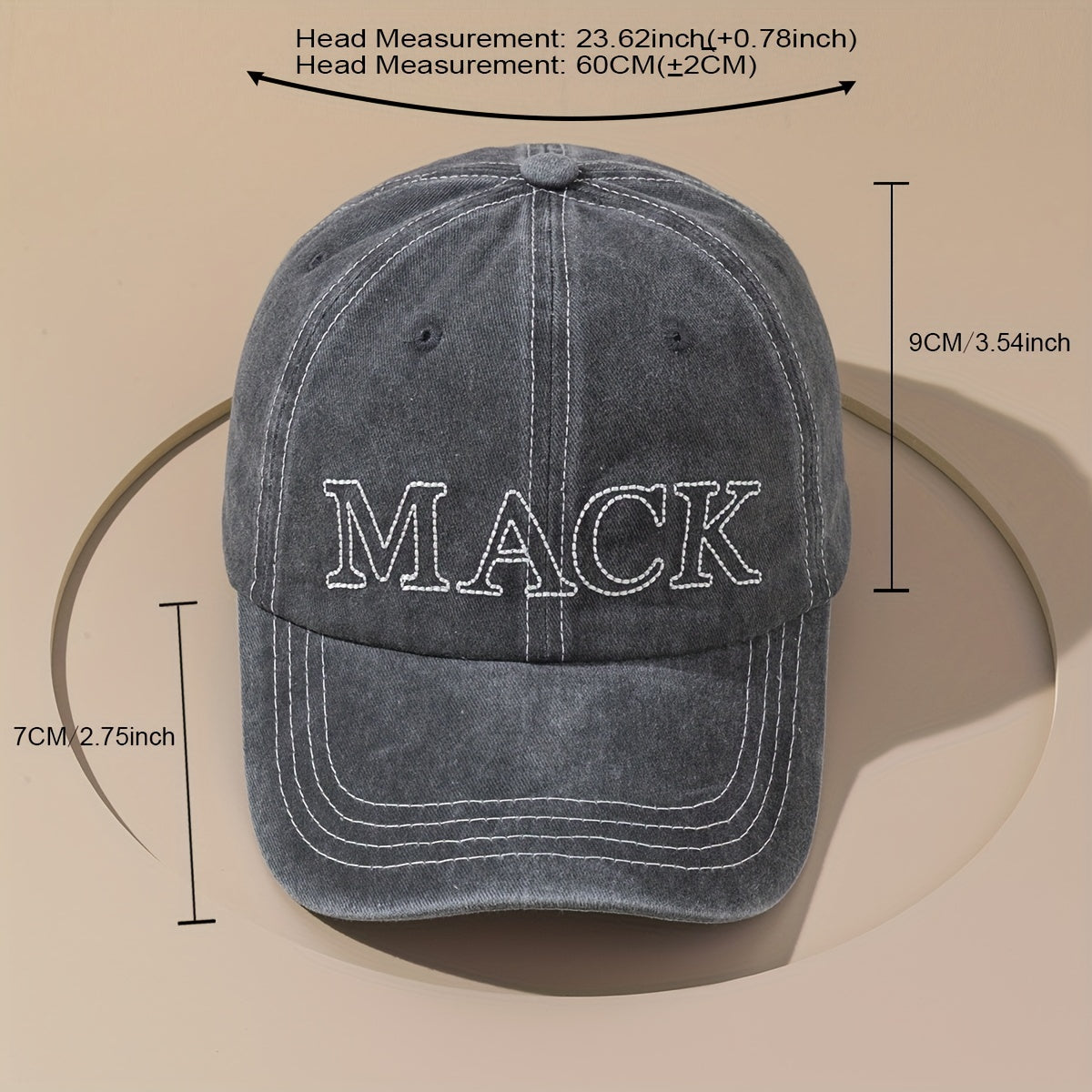 Big Head Circumference Baseball Cap for Men
