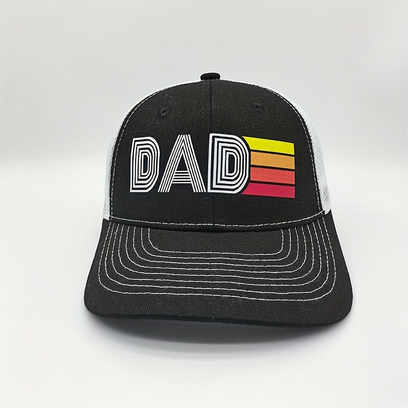 High DAD Mesh Hat Unisex Summer Print Baseball Cap Outdoor Breathable