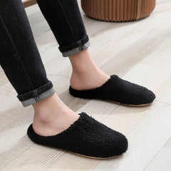 Men's Wave Pattern Plush Slippers