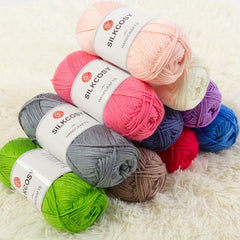 Crochet Yarn 2mm Medium Thick 8 Layer Warm Yarn 100g 656 Feet 200 Meters