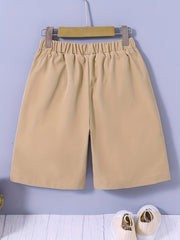 Boys Solid Shorts Bottoms For Kids Clothes