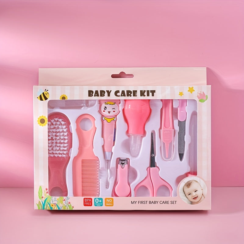 10pcs Mother & Baby Care Set: Ear Scoop & Nail Clippers