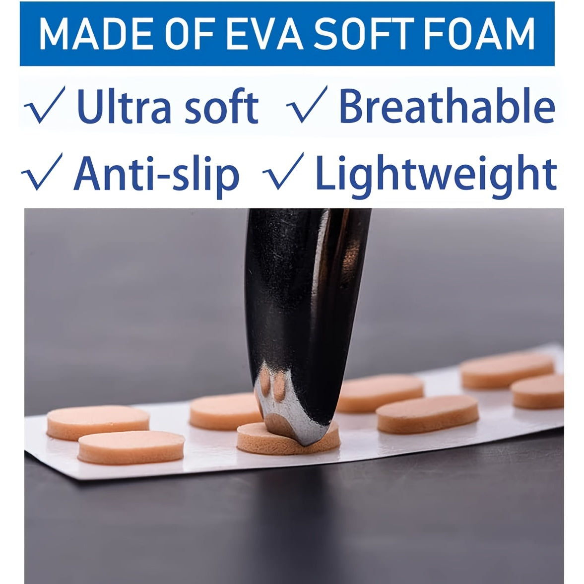Soft Foam Non Slip Eyeglass Nose Pads, Self Adhesive