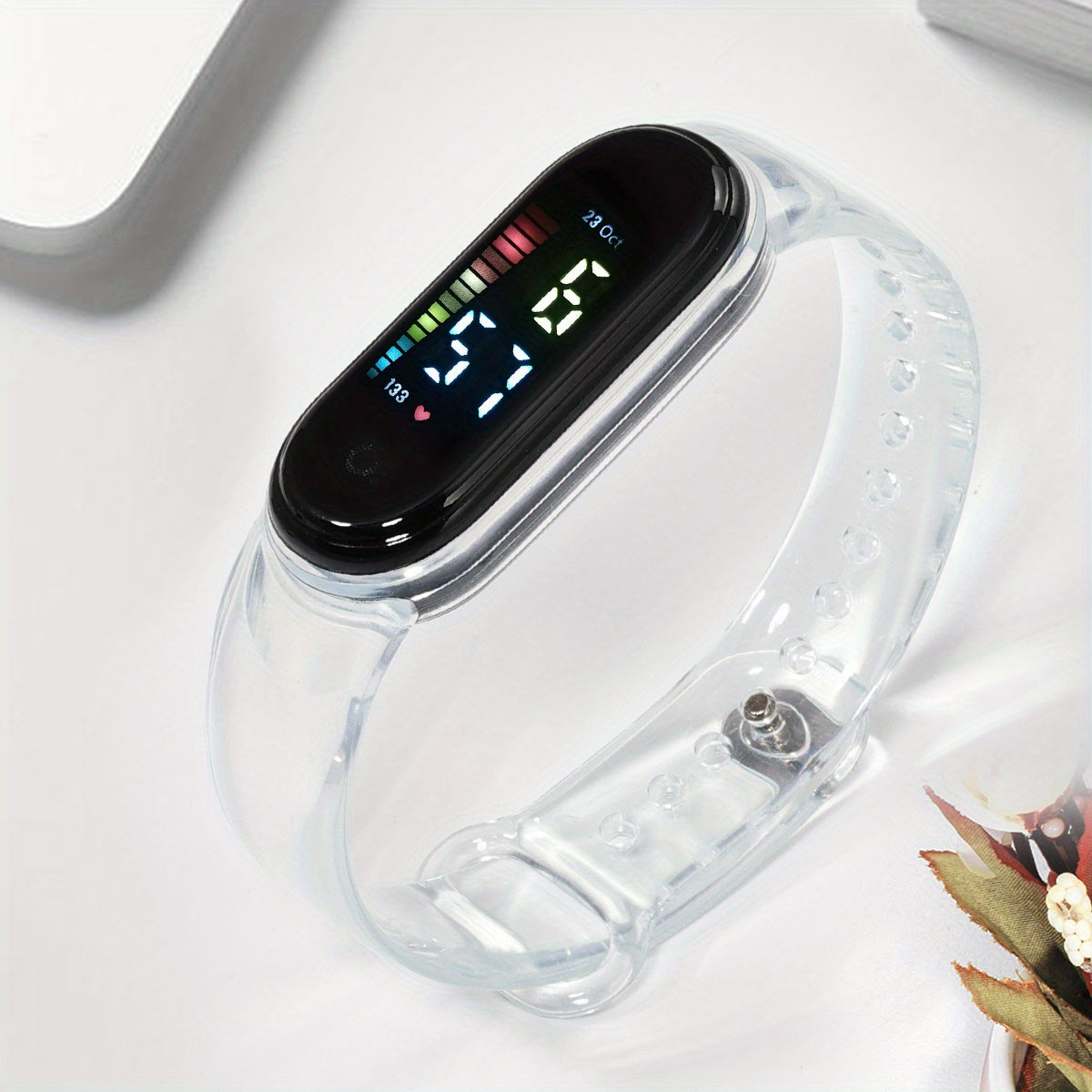 Teen Smart Multicolor Raised Sports Electronic Watch for Girls