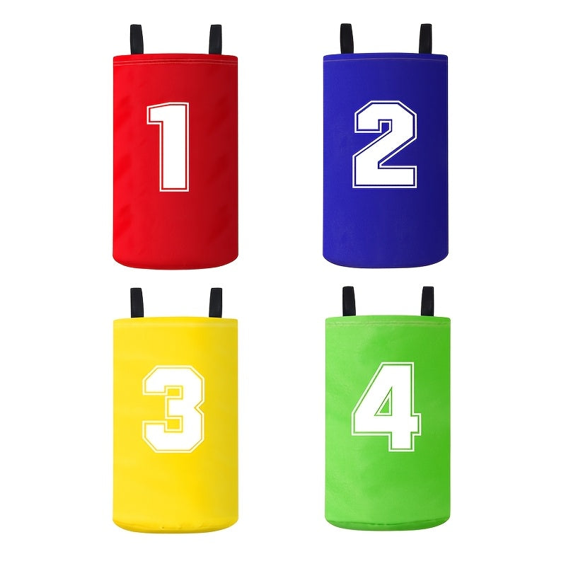 Canvas Potato Sack Game Bags - 4 Pack - Feather Red