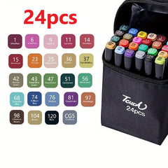 12pcs 262pcs Art Markers Double Ended Sketch Markers Set For Drawing Comics