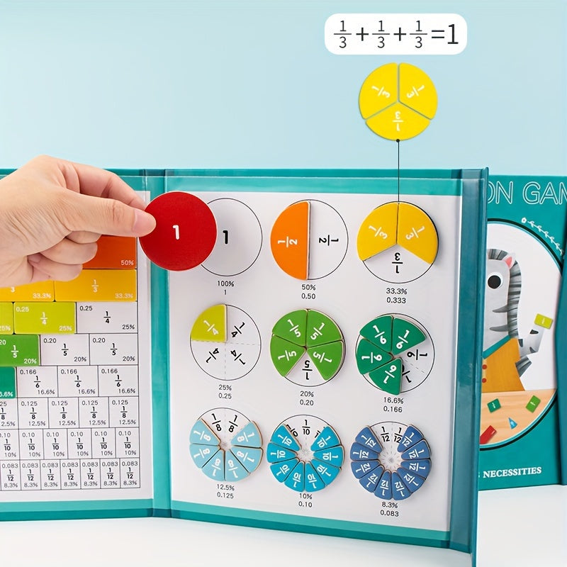 Magnetic Math Toy Workbook, Addition & Subtraction Shapes Puzzle