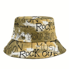 Graffiti Basin Hat Sun Hat Casual Unisex Bucket Hat