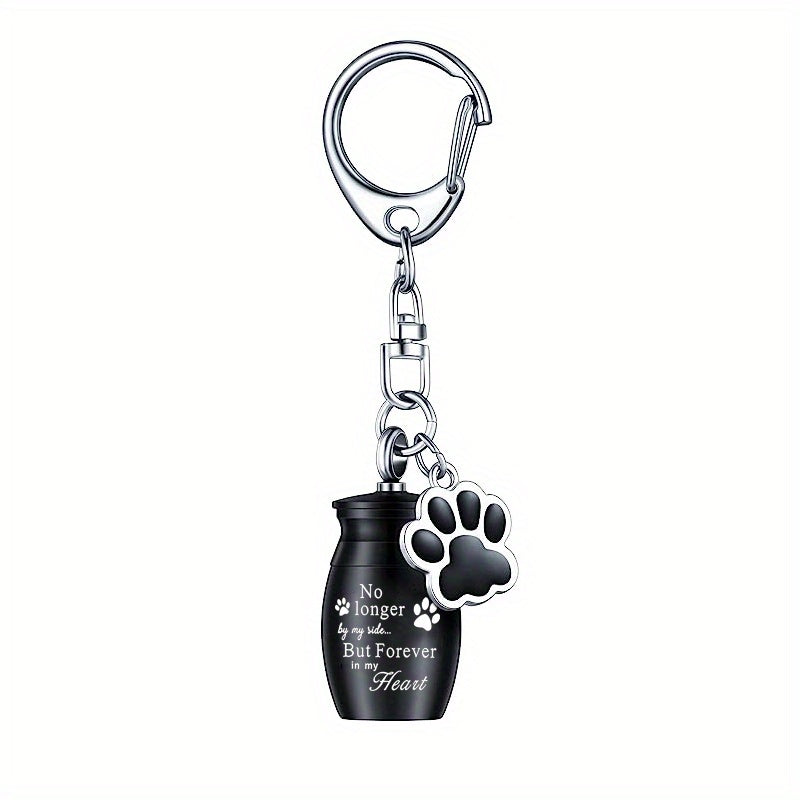 Small Pet Cremation Keychain Keepsake Memorial Jewelry for Dogs Cats
