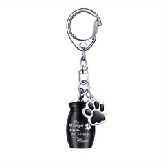 Small Pet Cremation Keychain Keepsake Memorial Jewelry for Dogs Cats