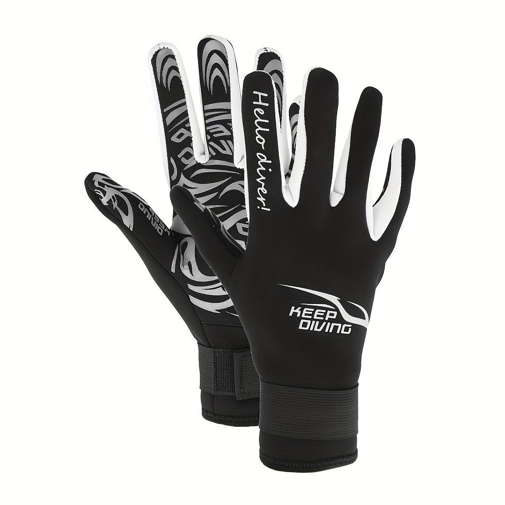 Neoprene Water Sports Gloves Non Slip Warm Five Finger