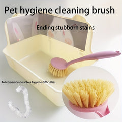 Pet Toilet Cleaning Brush Easy And Labor-saving Small Tool Hygiene Pet Supplies