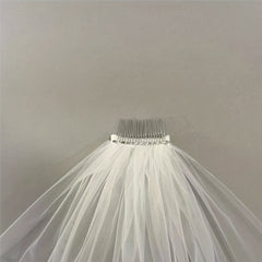Bride Faux Pearl Veil Wedding Tiara Vintage Accessories