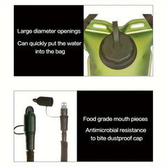 Folding Water Bladder for Hydration Backpack