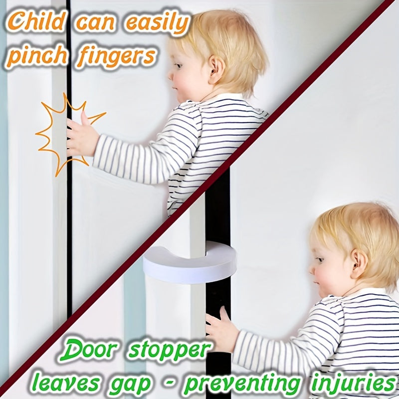 C Shaped Finger Pinch Guard Baby Proofing Door Stoppers