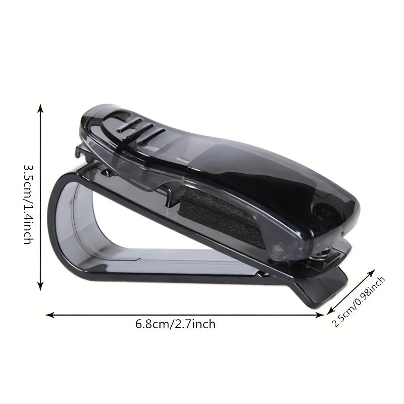 2pcs Mini Sunglasses Clip for Car Sun Visor