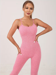 Sports Cami Jumpsuit Sleeveless Yoga Bodysuit Women's Activewear