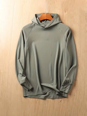Men's Quick Drying Stretch Loose Hoodie for Gym Training
