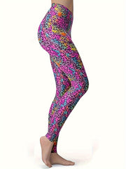 Leopard Print Yoga Pants Running Fitness Leggings
