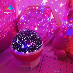 Romantic Starry Sky Light USB Powered 360 Rotating 2 Power Modes 2 Light Modes