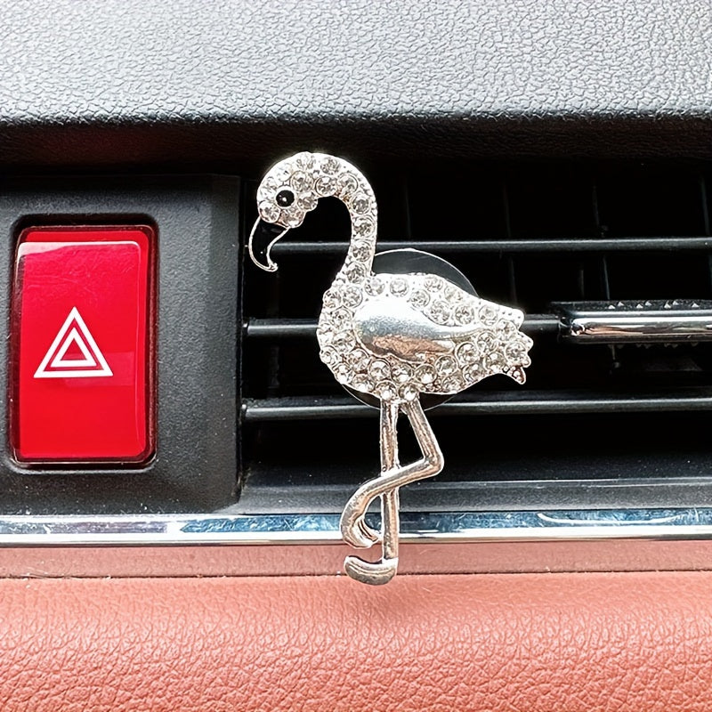 Flamingo Car Air Outlet Aromatherapy Clip