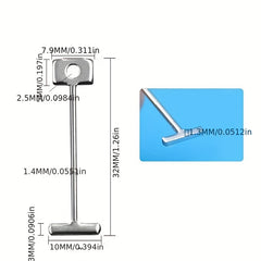 300pcs Tile Leveling Steel Needle 304 Reinforced Floor T-shaped Nail