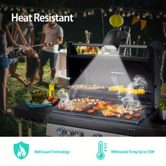 Portable BBQ Grill Lights 360 Rotatable with 10 LED Lights & Clamp Mount