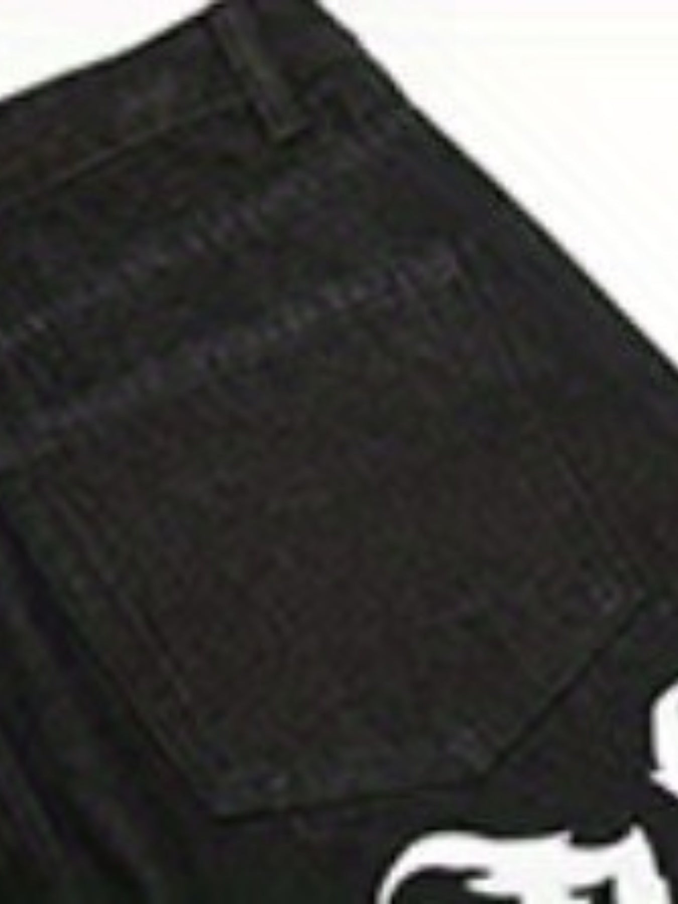 Hip Hop All Over Print Wide Straight Leg Jeans Men's Casual Denim Pants
