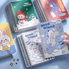 60 Sheets A5 Cartoon Coil Book Student Collection Journal