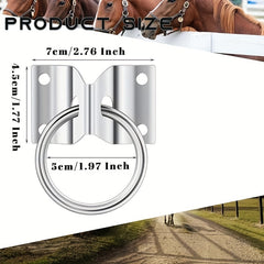 Heavy Duty Wall Mount Hitching Ring Hooks for Horse Stall Stable
