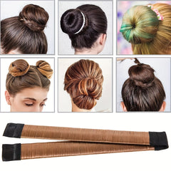 Hair Bun Shaper Set with Bun Donuts, Bun Markers, Ponytail Tools