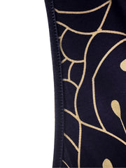 Print V Neck Harem Jumpsuit Spaghetti Strap Summer Clothing