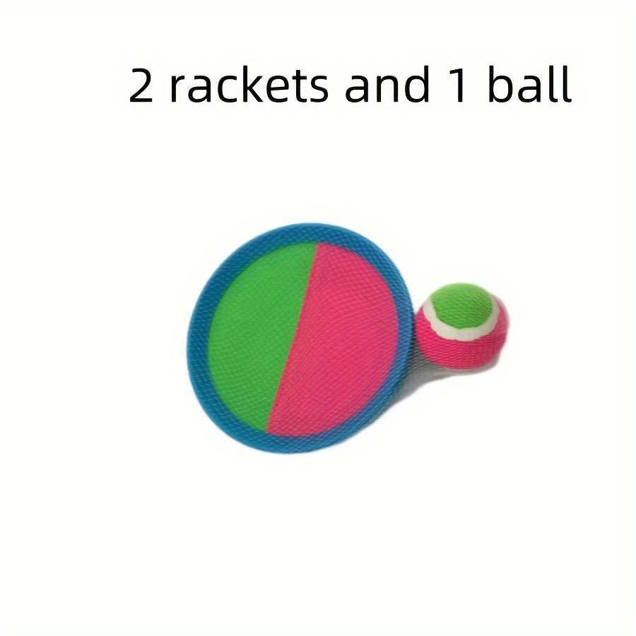 Toss And Catch Game Set Paddles Balls Outdoor Interactive Game Christmas Gift