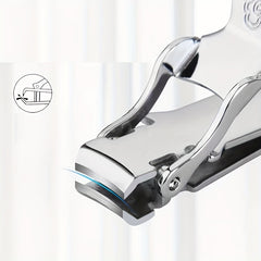 Stainless Steel Nail Clippers Key Ring - Thin, Portable, Travel-Friendly