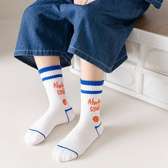 Boys Student Middle Tube Socks for Kids