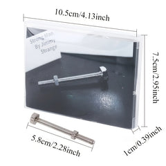 Strong Man Bending Screw Magic Trick Iron Metal Professional Stage Magic Toy