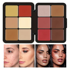 Correcting Concealer Cream 12 Colors Palette Full Coverage Makeup