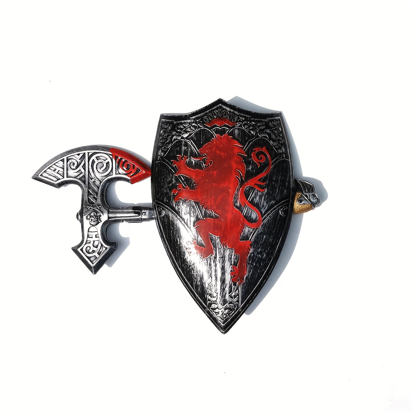 Roman Shield Battle Medieval Retro Weapon Lion Head Cosplay Prop