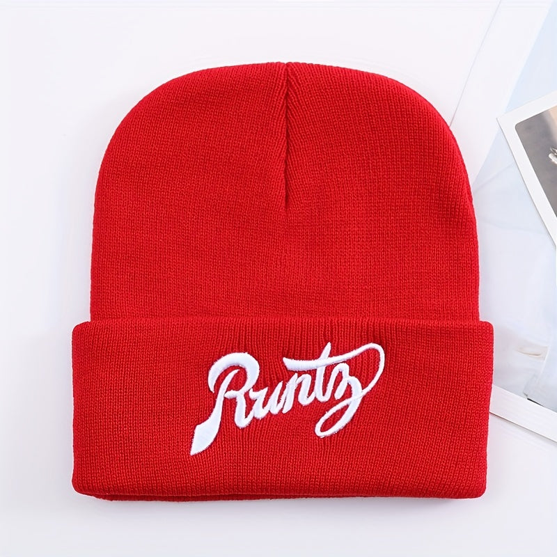 Embroidered Cold Hat American Style Warm Ear Protect
