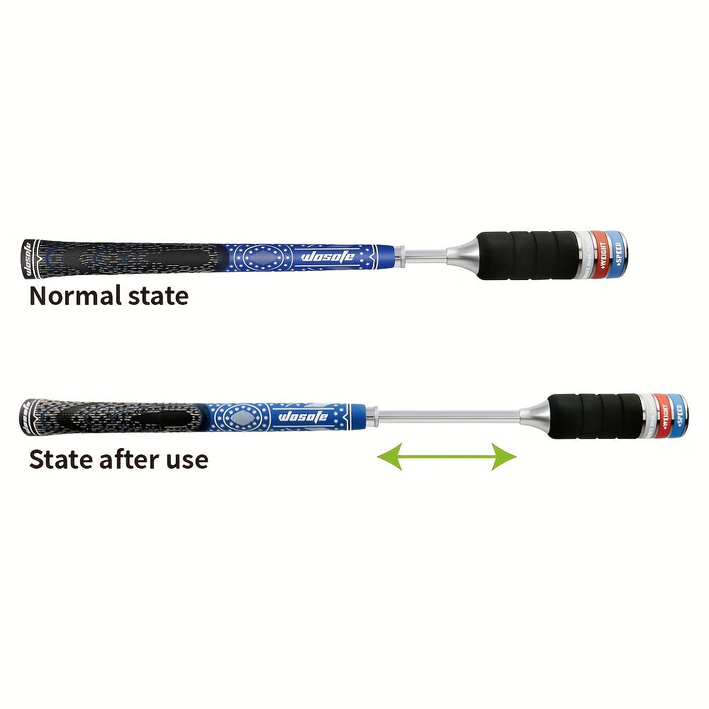 1 Pc Golf Swing Stick Training Aid with Sound Effect - Indoor